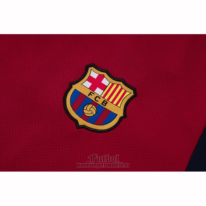 Chandal del Barcelona Manga Corta 2026-2027 Rojo - Pantalon Corto